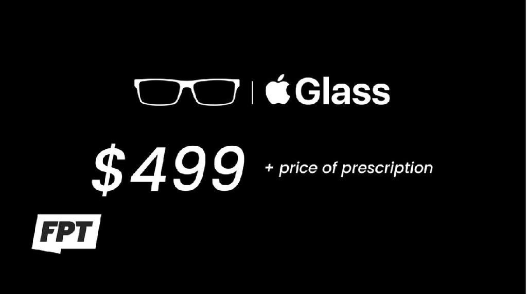 Apple Glasses의 필터링된 새로운 세부 정보