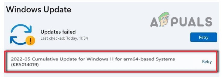 சரி: KB5014019 Windows 11 இல் நிறுவப்படவில்லை