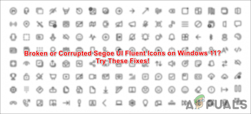 Исправлено: поврежденные значки Segoe UI Fluent в Windows